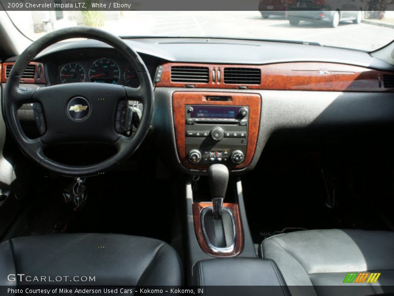 White / Ebony 2009 Chevrolet Impala LTZ