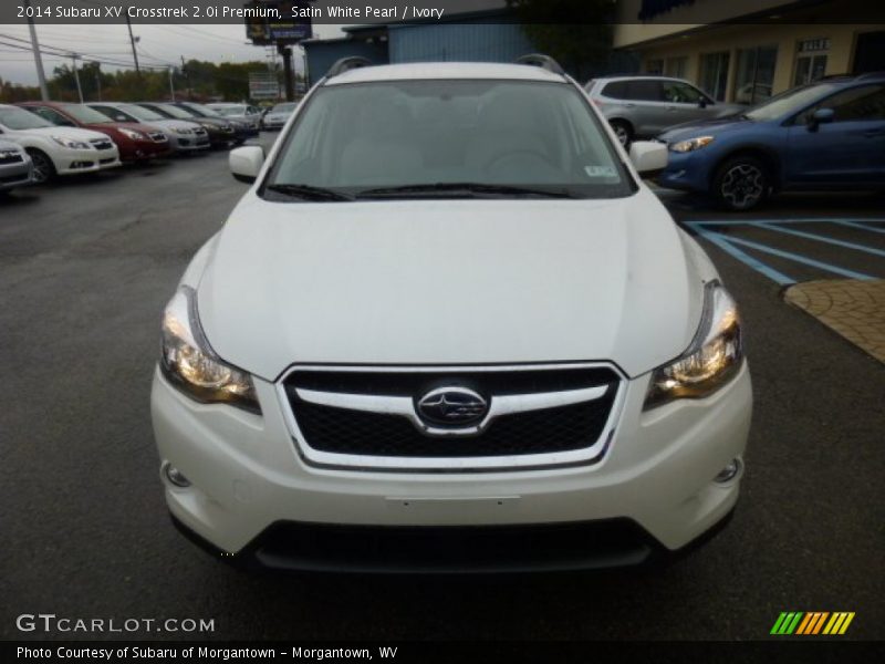 Satin White Pearl / Ivory 2014 Subaru XV Crosstrek 2.0i Premium
