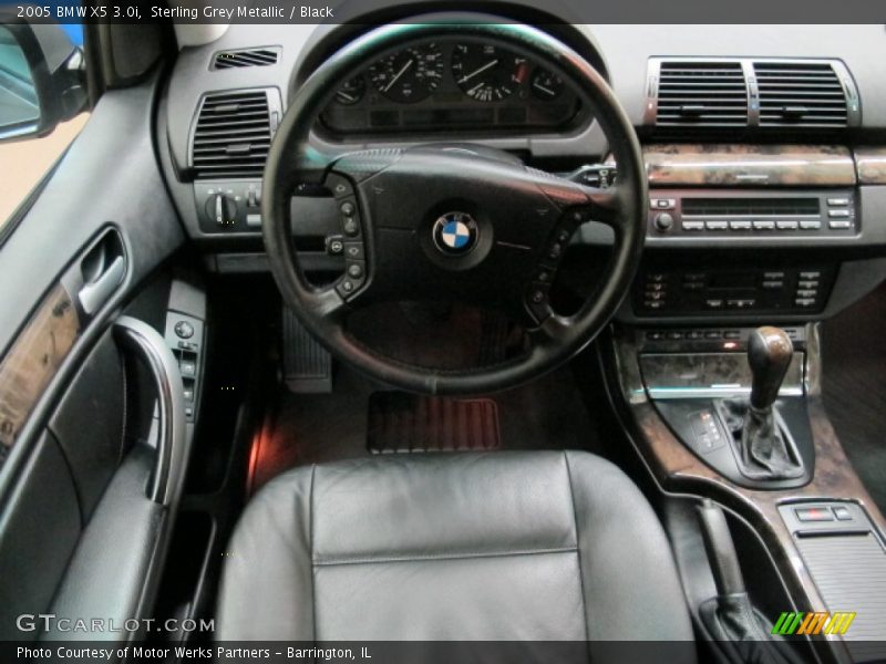 Sterling Grey Metallic / Black 2005 BMW X5 3.0i