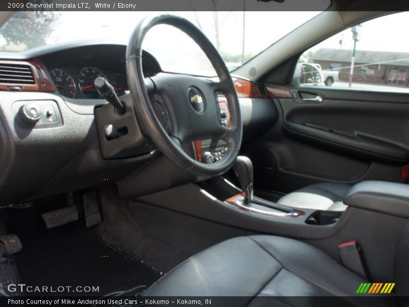 White / Ebony 2009 Chevrolet Impala LTZ