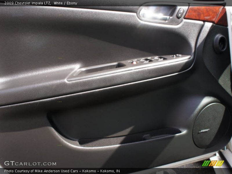White / Ebony 2009 Chevrolet Impala LTZ