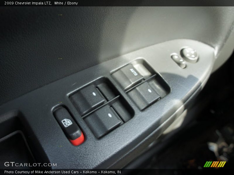 White / Ebony 2009 Chevrolet Impala LTZ