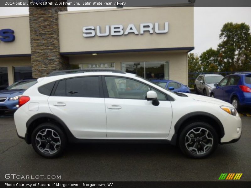 Satin White Pearl / Ivory 2014 Subaru XV Crosstrek 2.0i Premium
