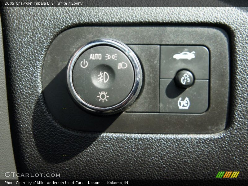 White / Ebony 2009 Chevrolet Impala LTZ