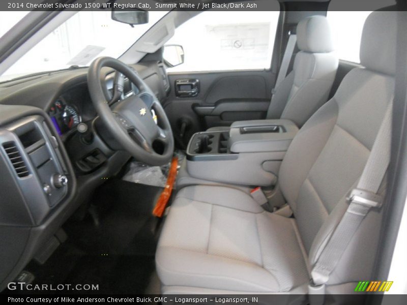 Summit White / Jet Black/Dark Ash 2014 Chevrolet Silverado 1500 WT Regular Cab