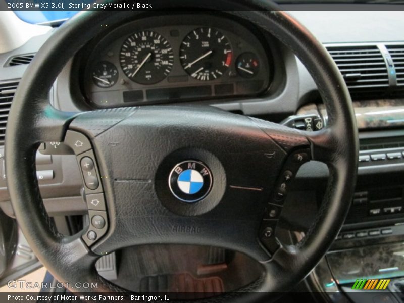 Sterling Grey Metallic / Black 2005 BMW X5 3.0i