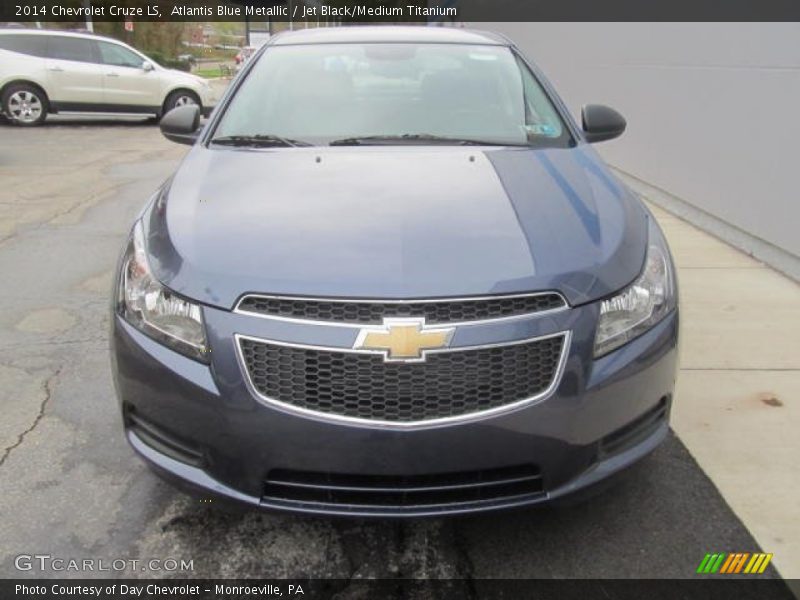Atlantis Blue Metallic / Jet Black/Medium Titanium 2014 Chevrolet Cruze LS