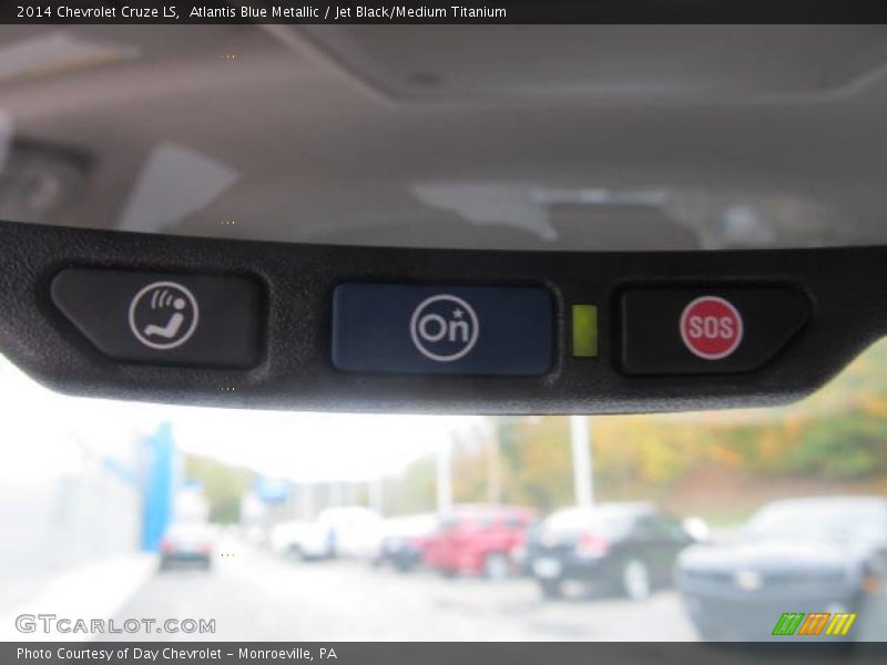 Atlantis Blue Metallic / Jet Black/Medium Titanium 2014 Chevrolet Cruze LS