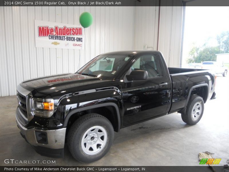 Onyx Black / Jet Black/Dark Ash 2014 GMC Sierra 1500 Regular Cab