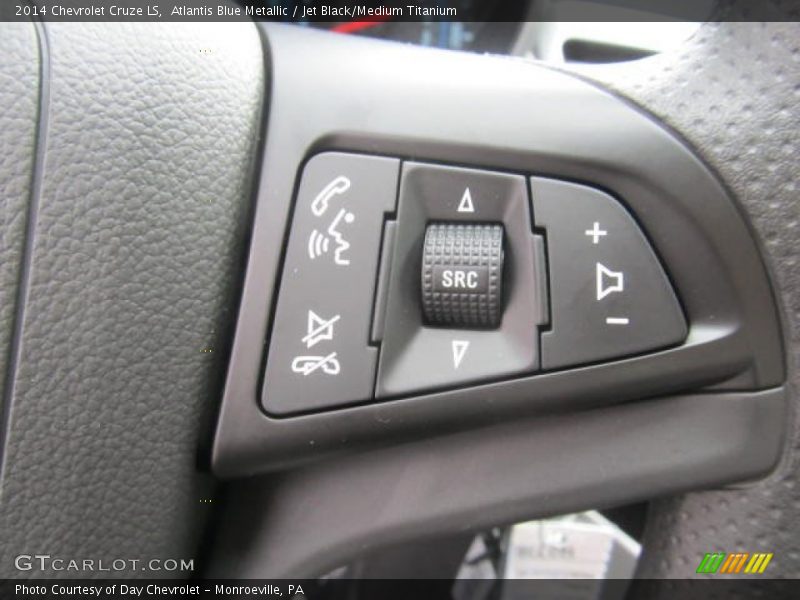 Atlantis Blue Metallic / Jet Black/Medium Titanium 2014 Chevrolet Cruze LS