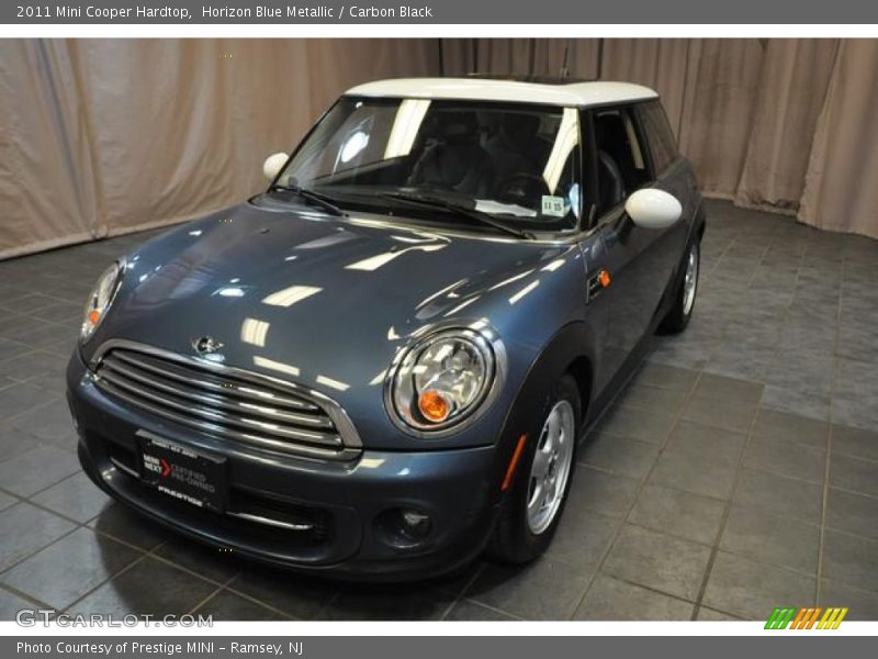 Horizon Blue Metallic / Carbon Black 2011 Mini Cooper Hardtop