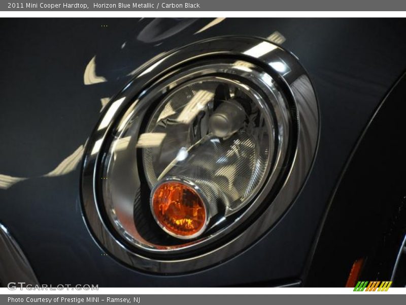 Horizon Blue Metallic / Carbon Black 2011 Mini Cooper Hardtop