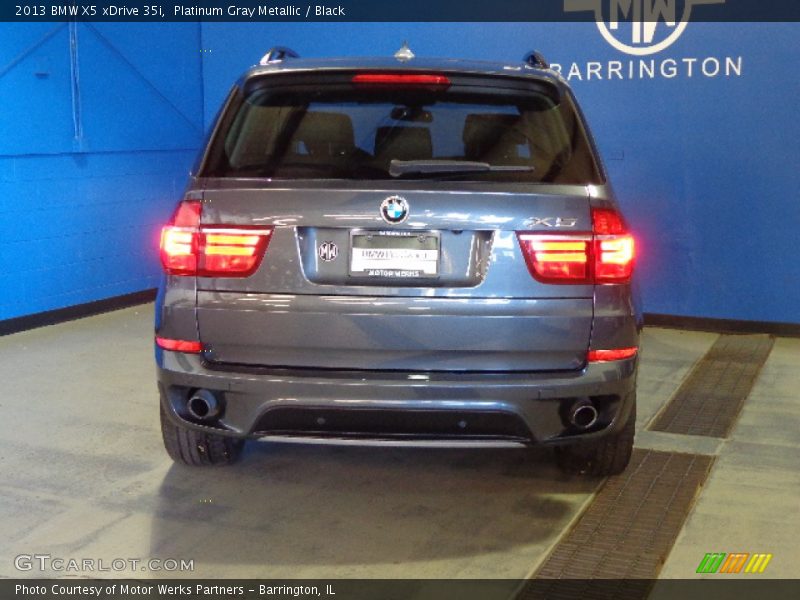 Platinum Gray Metallic / Black 2013 BMW X5 xDrive 35i