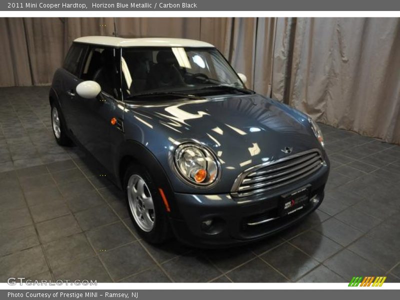Horizon Blue Metallic / Carbon Black 2011 Mini Cooper Hardtop