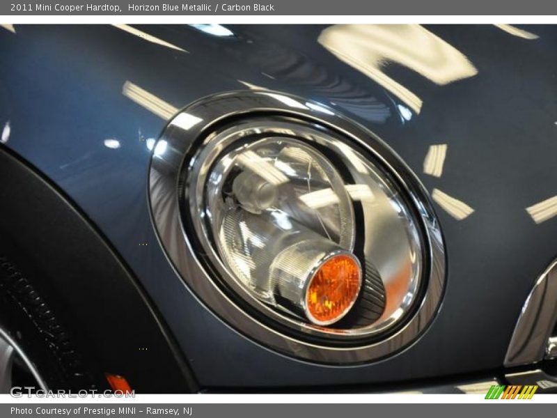 Horizon Blue Metallic / Carbon Black 2011 Mini Cooper Hardtop