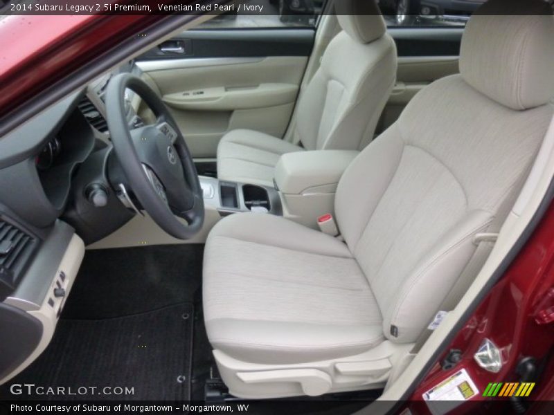 Venetian Red Pearl / Ivory 2014 Subaru Legacy 2.5i Premium