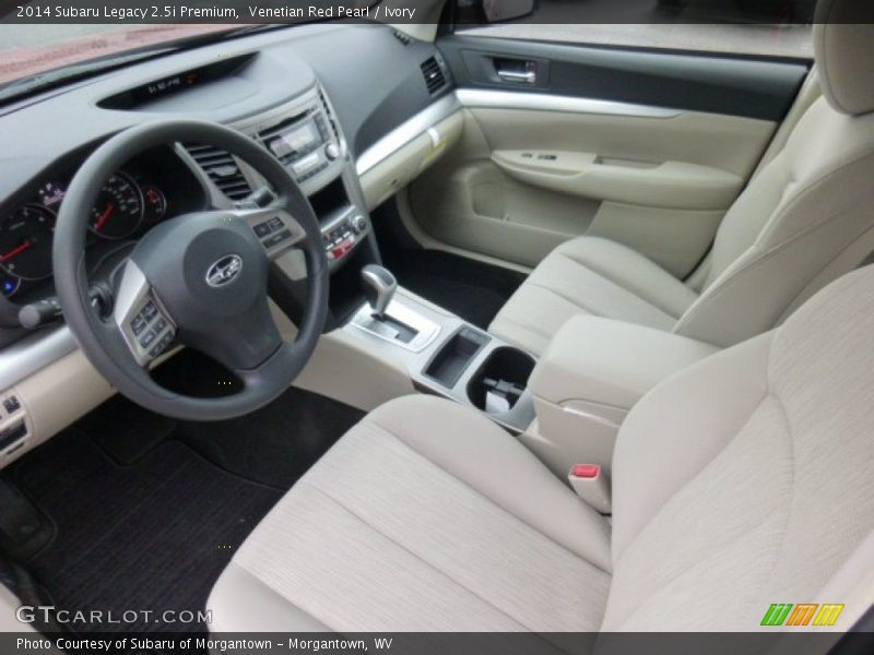 Venetian Red Pearl / Ivory 2014 Subaru Legacy 2.5i Premium