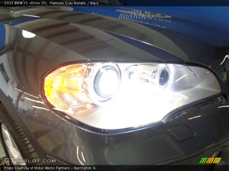 Platinum Gray Metallic / Black 2013 BMW X5 xDrive 35i