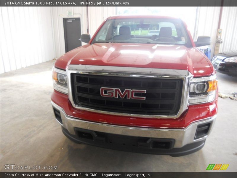 Fire Red / Jet Black/Dark Ash 2014 GMC Sierra 1500 Regular Cab 4x4