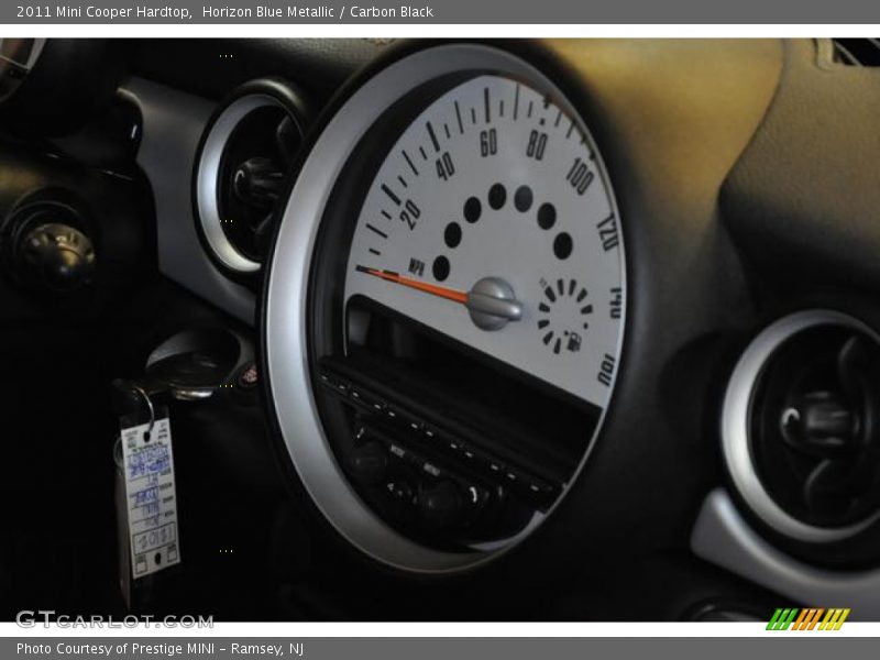 Horizon Blue Metallic / Carbon Black 2011 Mini Cooper Hardtop