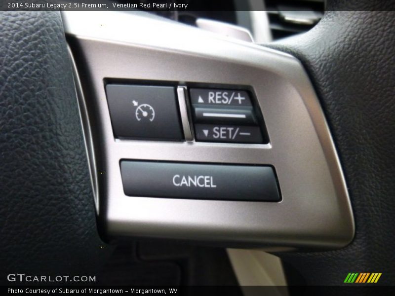 Venetian Red Pearl / Ivory 2014 Subaru Legacy 2.5i Premium