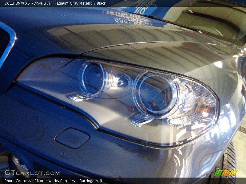 Platinum Gray Metallic / Black 2013 BMW X5 xDrive 35i