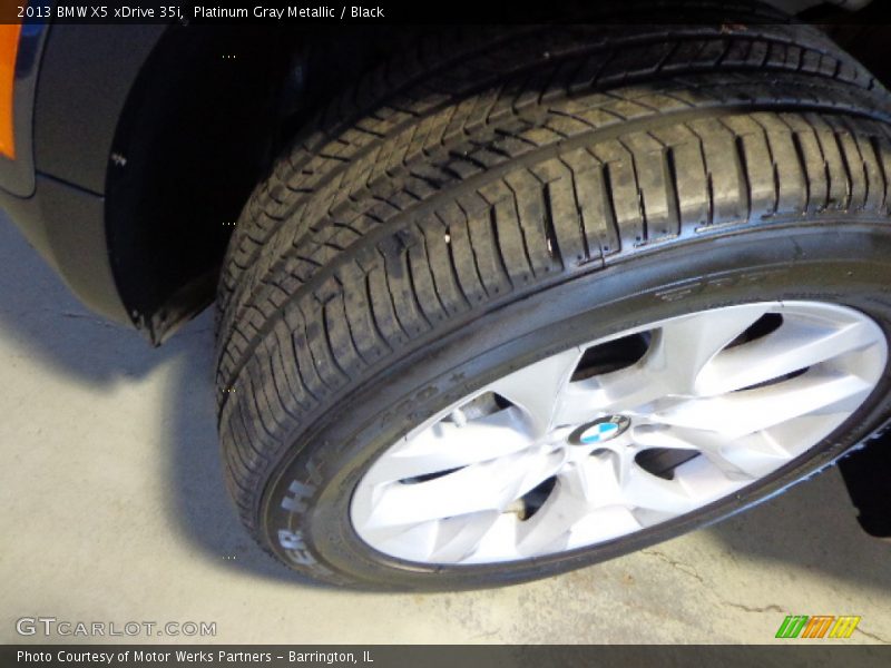 Platinum Gray Metallic / Black 2013 BMW X5 xDrive 35i