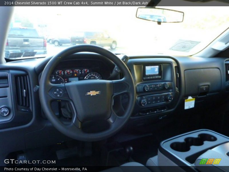 Summit White / Jet Black/Dark Ash 2014 Chevrolet Silverado 1500 WT Crew Cab 4x4