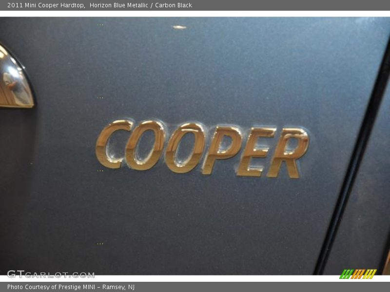 Horizon Blue Metallic / Carbon Black 2011 Mini Cooper Hardtop