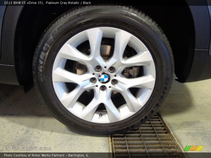 Platinum Gray Metallic / Black 2013 BMW X5 xDrive 35i