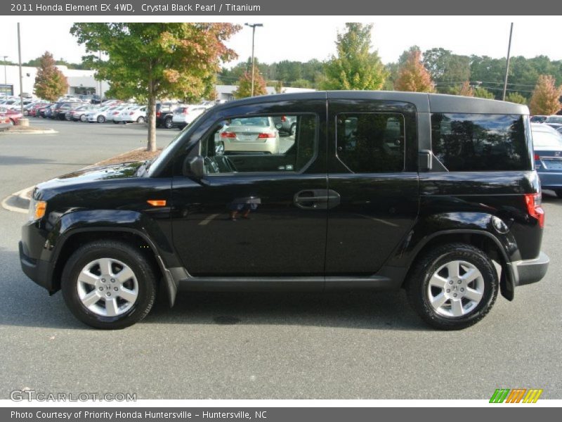 Crystal Black Pearl / Titanium 2011 Honda Element EX 4WD