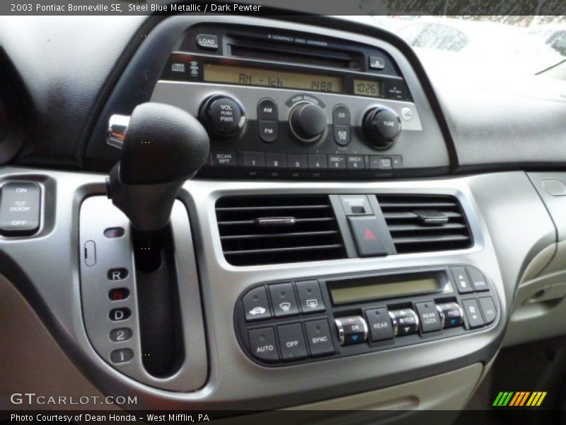 Steel Blue Metallic / Dark Pewter 2003 Pontiac Bonneville SE