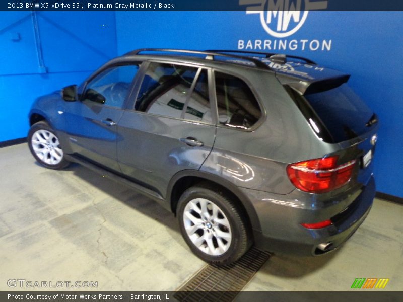 Platinum Gray Metallic / Black 2013 BMW X5 xDrive 35i