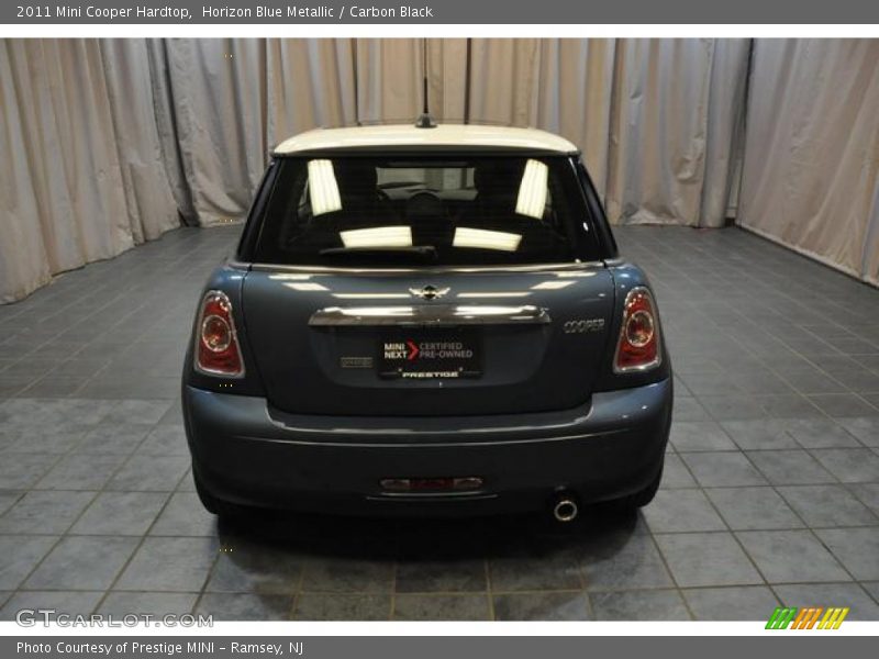 Horizon Blue Metallic / Carbon Black 2011 Mini Cooper Hardtop