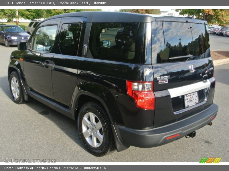 Crystal Black Pearl / Titanium 2011 Honda Element EX 4WD