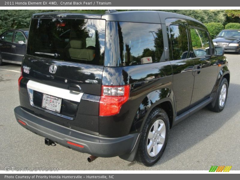 Crystal Black Pearl / Titanium 2011 Honda Element EX 4WD