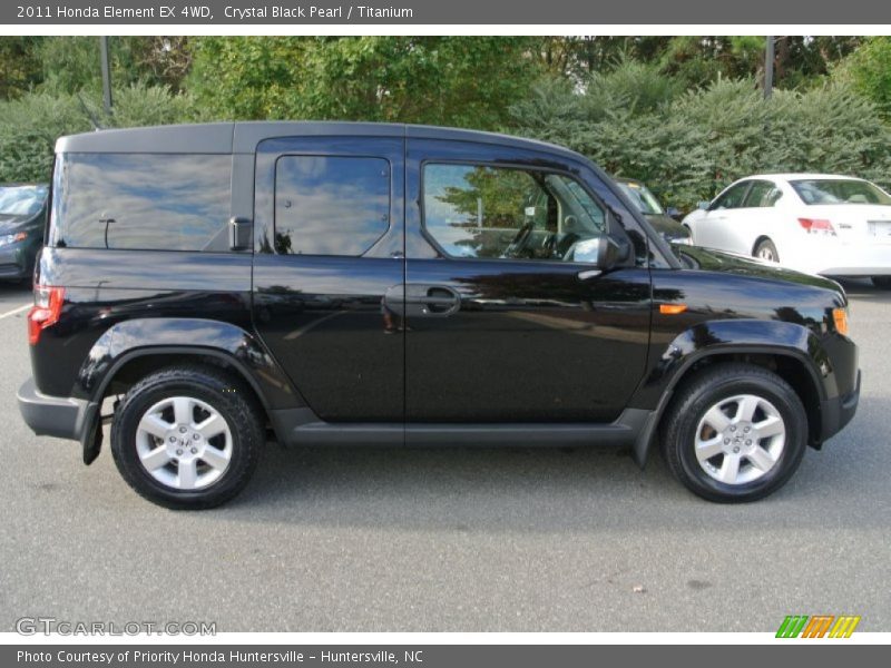 Crystal Black Pearl / Titanium 2011 Honda Element EX 4WD