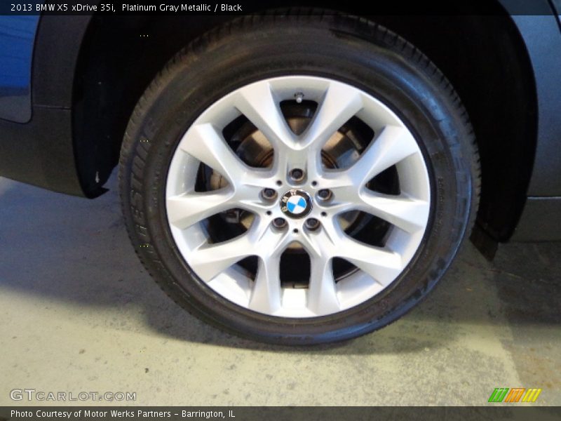 Platinum Gray Metallic / Black 2013 BMW X5 xDrive 35i