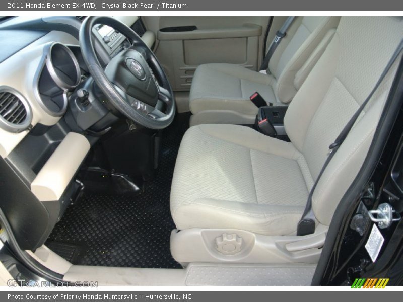 Crystal Black Pearl / Titanium 2011 Honda Element EX 4WD