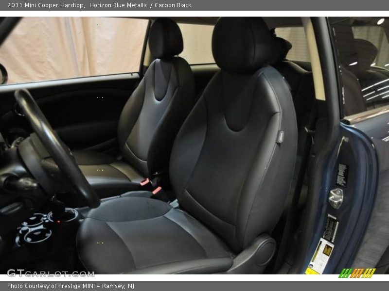 Horizon Blue Metallic / Carbon Black 2011 Mini Cooper Hardtop
