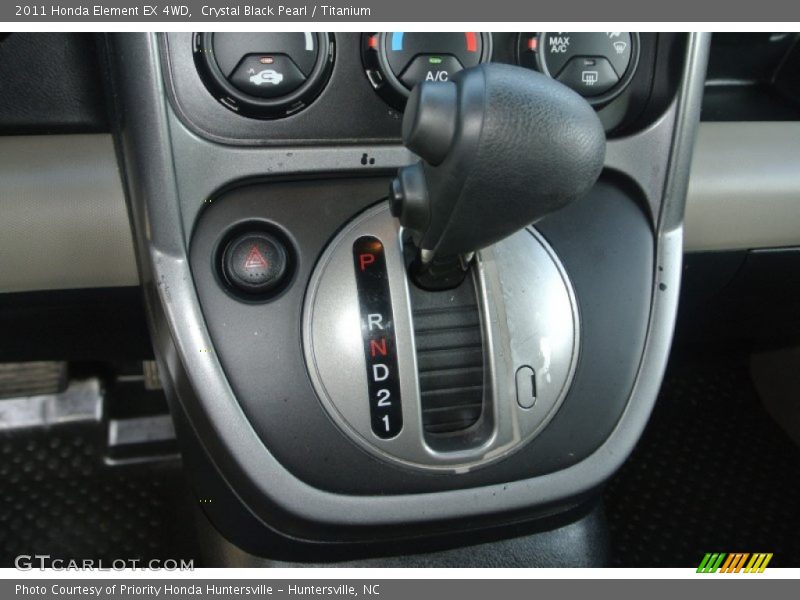 Crystal Black Pearl / Titanium 2011 Honda Element EX 4WD