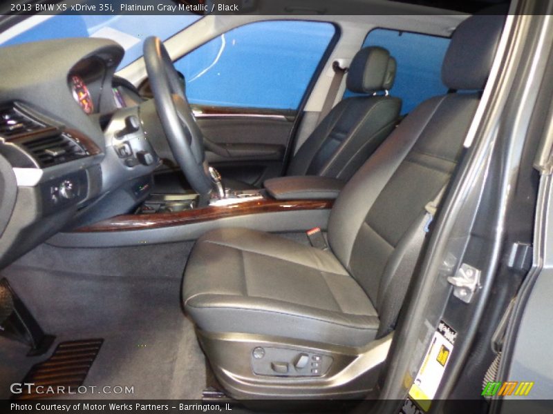 Platinum Gray Metallic / Black 2013 BMW X5 xDrive 35i
