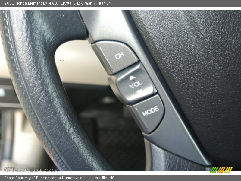 Crystal Black Pearl / Titanium 2011 Honda Element EX 4WD