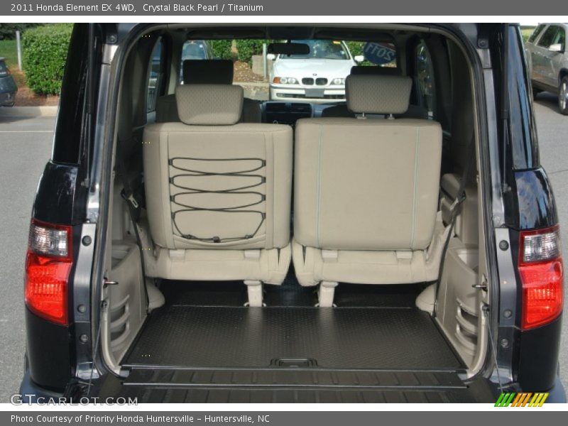 Crystal Black Pearl / Titanium 2011 Honda Element EX 4WD