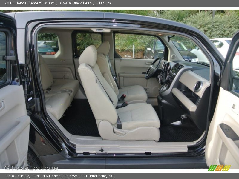 Crystal Black Pearl / Titanium 2011 Honda Element EX 4WD