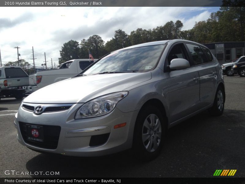 Quicksilver / Black 2010 Hyundai Elantra Touring GLS