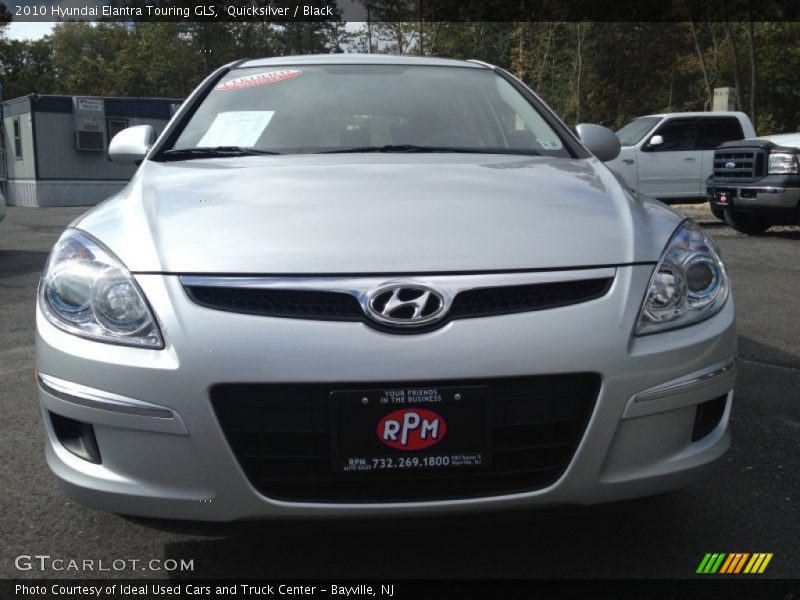 Quicksilver / Black 2010 Hyundai Elantra Touring GLS