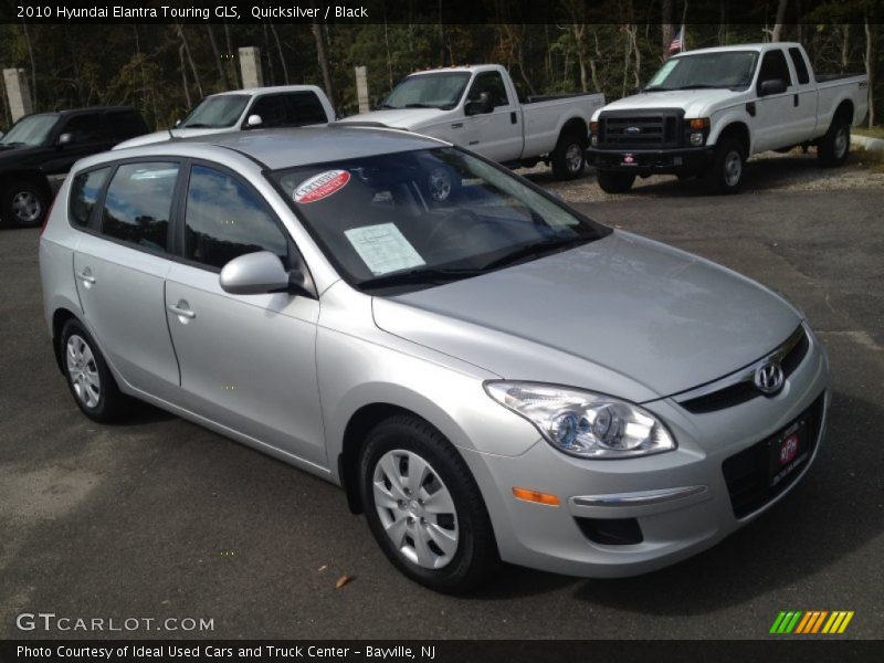 Quicksilver / Black 2010 Hyundai Elantra Touring GLS