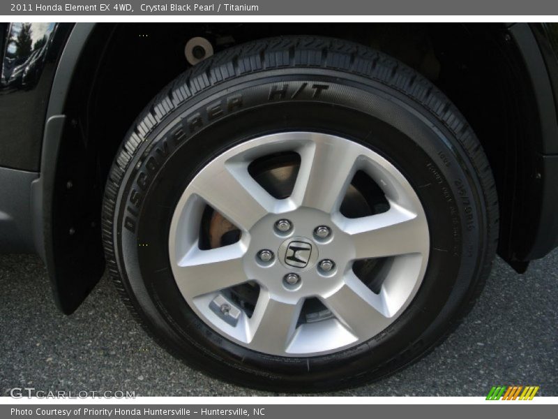 Crystal Black Pearl / Titanium 2011 Honda Element EX 4WD