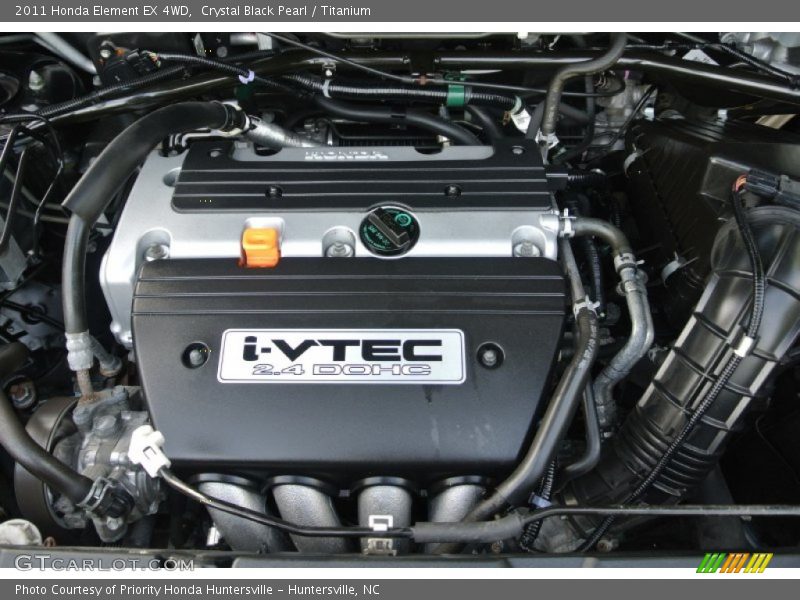Crystal Black Pearl / Titanium 2011 Honda Element EX 4WD